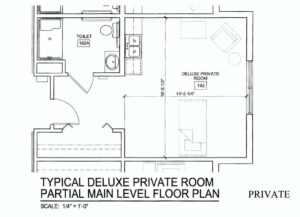 Assisted Living Private Room Floorplan